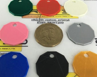 Canada Loonie grocery cart coin. Works with : no frills iga maxi save on foods sobeys freshco walmart Zehr Longo's Metro Rabba Independent