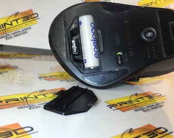 Logitech G700s gaming mouse back plate, battery cover, trap door, back piece, bottom plate, battery gaurd, replacement, parts,