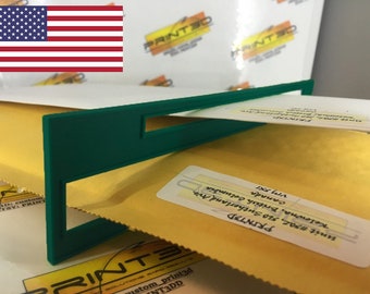 USPS 3 in 1 measurement tool, thickness gauge, post office template, guage, slot, postal tool, small buisness tool, shipping tools