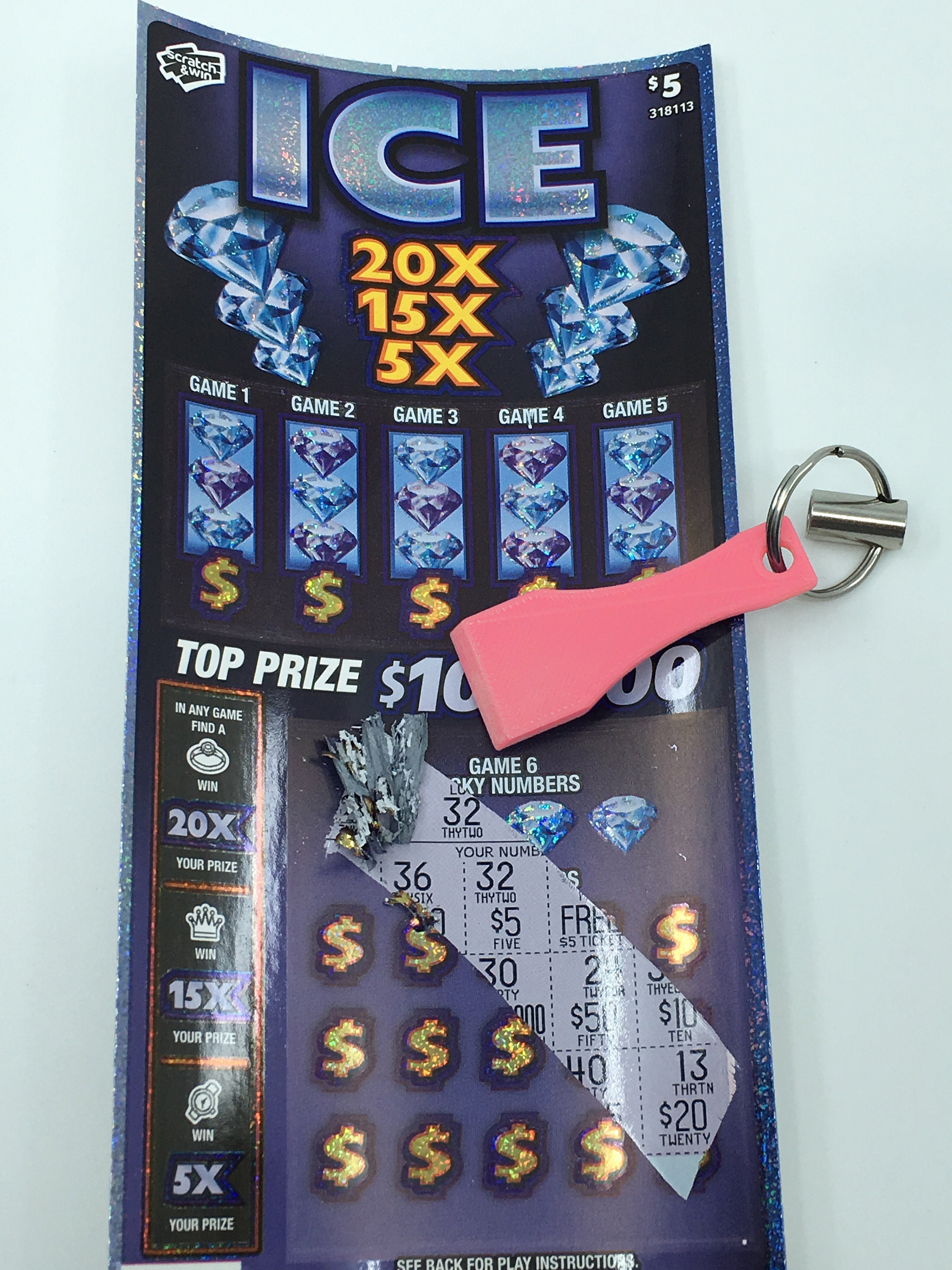 3 Pieces. Scratch and Win Scraper Scratch Ticket Tool Etsy Canada