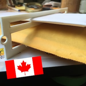 Canada Post DUAL thickness gauge, lettermail tool, oversized gauge, post office gauge, post office tool, canada post
