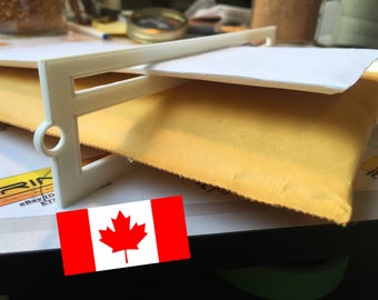 Canada Post DUAL thickness gauge, lettermail tool, oversized gauge, post office gauge, post office tool, canada post