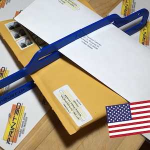 USPS pro 4 in 1, shipping tool, template, slot, post office, USA, united states, flats, measurement, gauge, letter, large envelopes