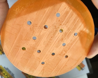 Mason jar large holes shaker lid, canning jar lid, big spice contianer, large spice shaker, anniversary, wedding, gift, birthday,mothers day