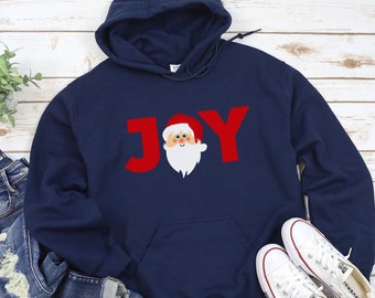 Joy Hoodie, Cute Christmas Sweatshirt, Ugly Christmas Sweater, Holiday Shirt, Christmas Party Gifts, White Elephant Gift, Family Christmas