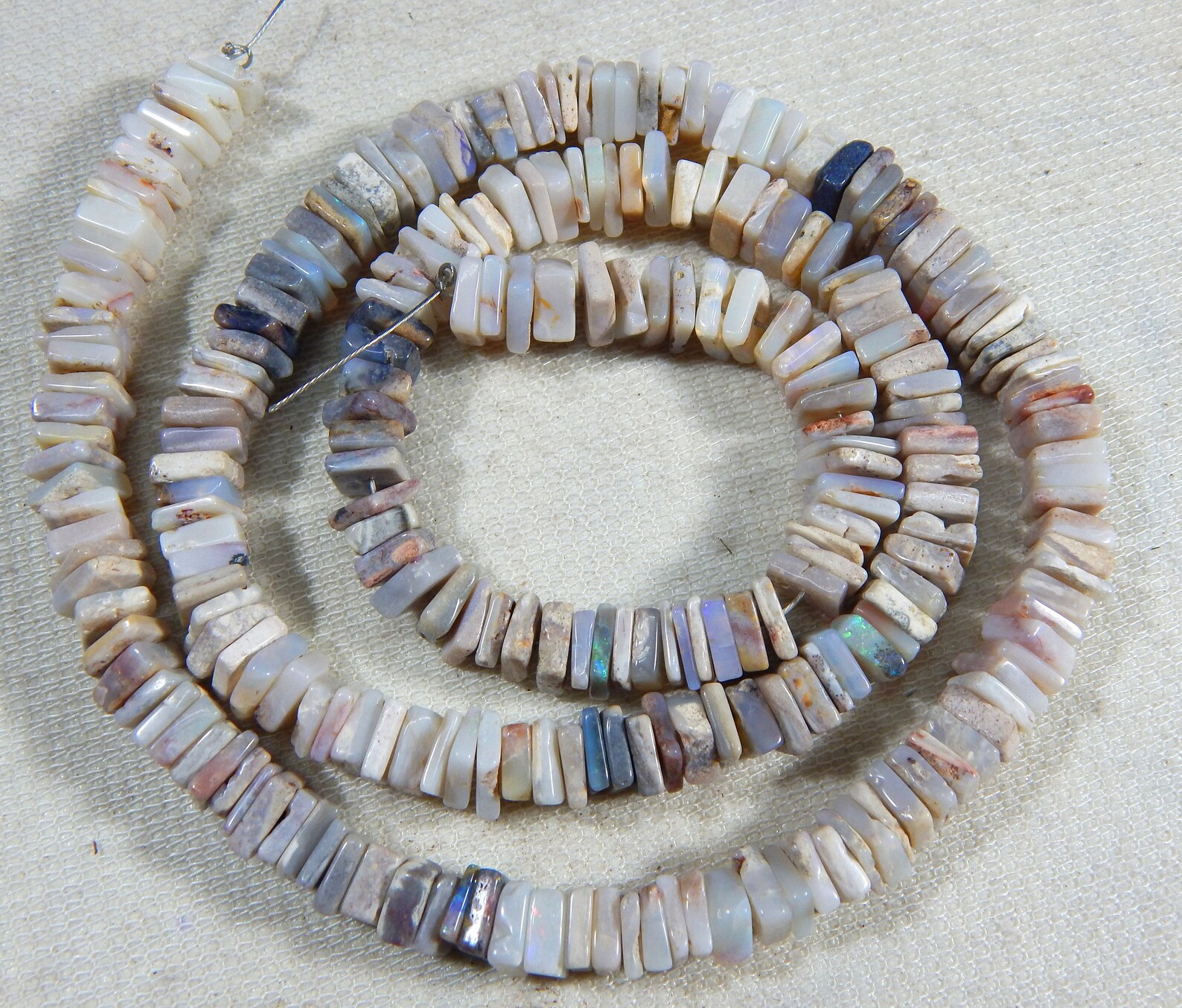 Natural Australian Opal Smooth Beads Heishi Shape Size 5x6 mm | Etsy
