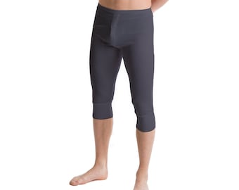 RP Collections® Mens Extra Warm British Made Thermal Underwear 3/4 Length Long John