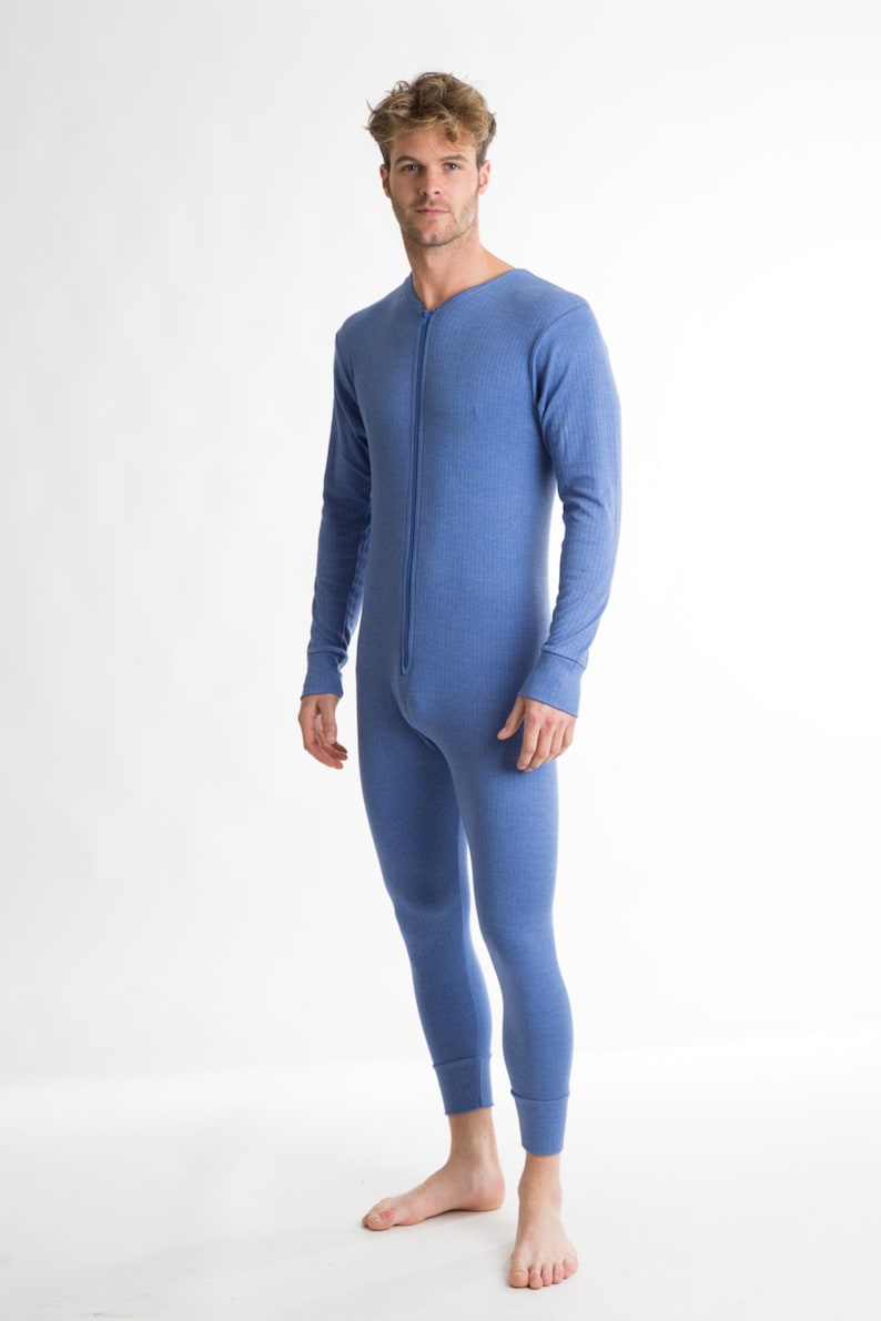 OCTAVE® Mens Thermal Underwear All in One Union Suit / Thermal Body ...