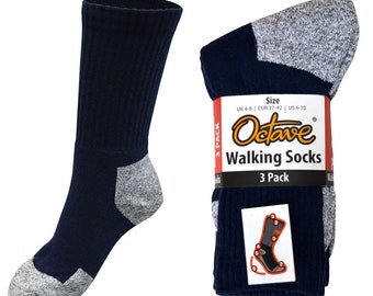 OCTAVE Ladies Pack of 3 Trekking Cushioned Walking Socks