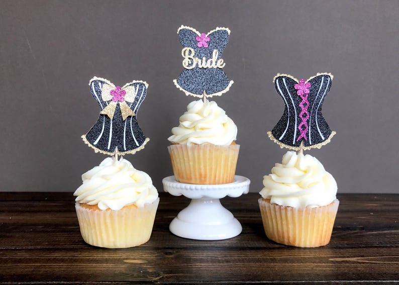 Bachelorette Party Cupcake Toppers Bachelorette Party Etsy