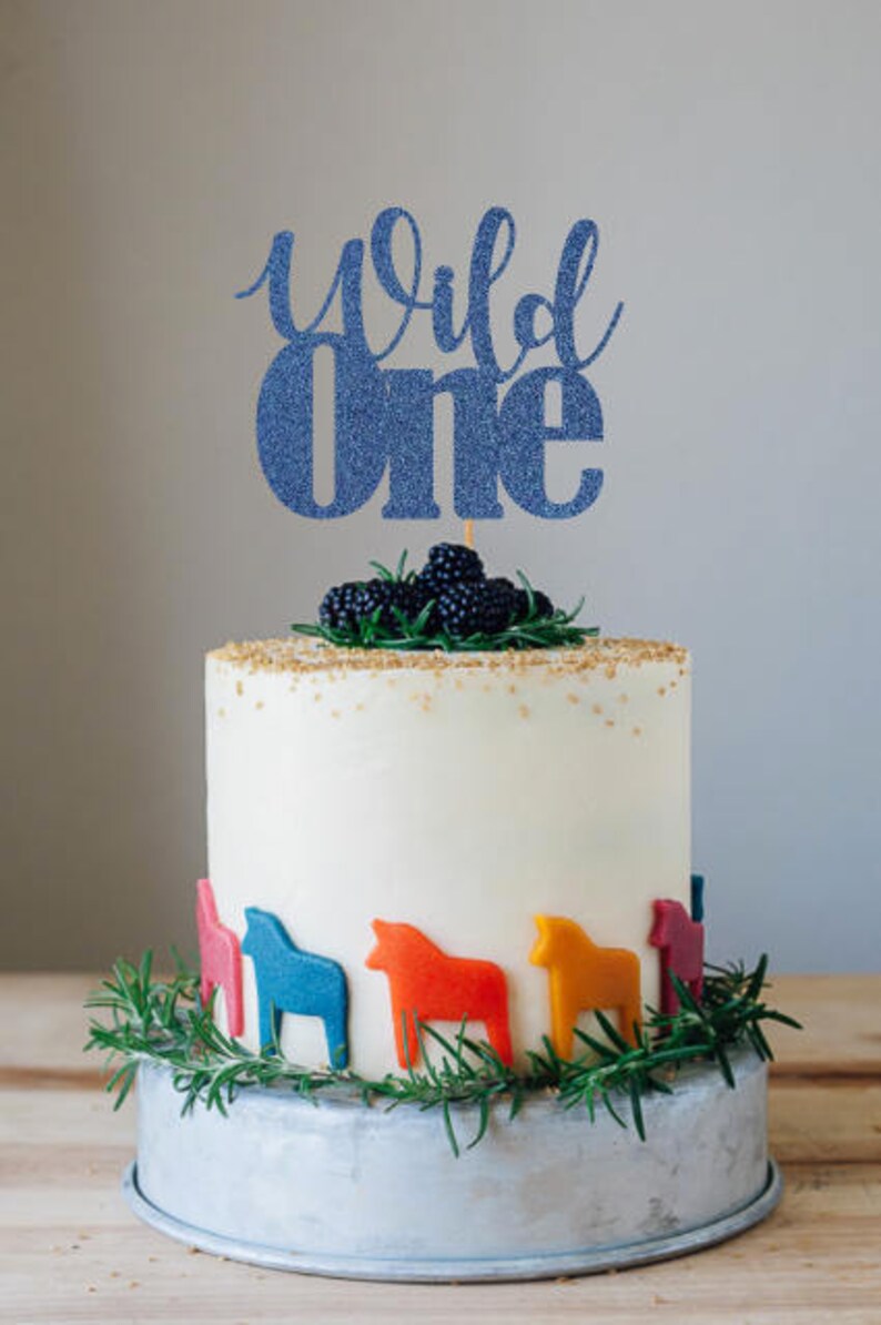 Wild One Cake Topper 1st Birthday Decorations First Birthday - Etsy