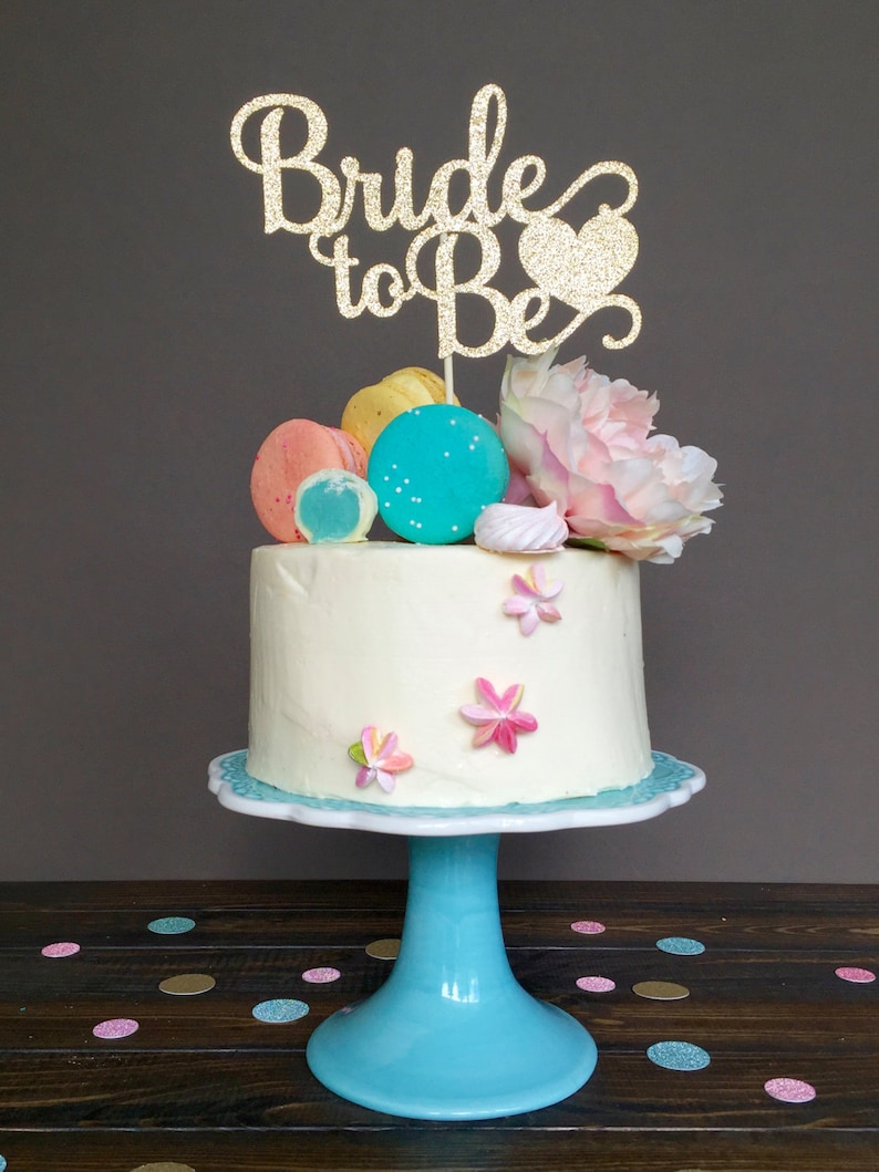 bridal shower bride to be cake