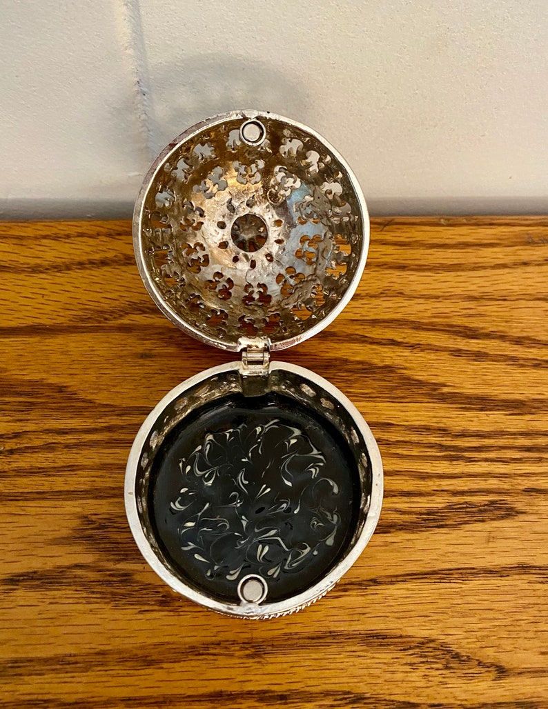 Vintage Rhinestone Trinket Box