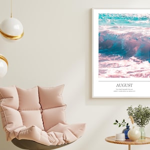 Taylor Inspired Print | August | Poster, Gallery Wall, Print, Lyric Poster, Wall Art, Wall Print | A5/A4/A3