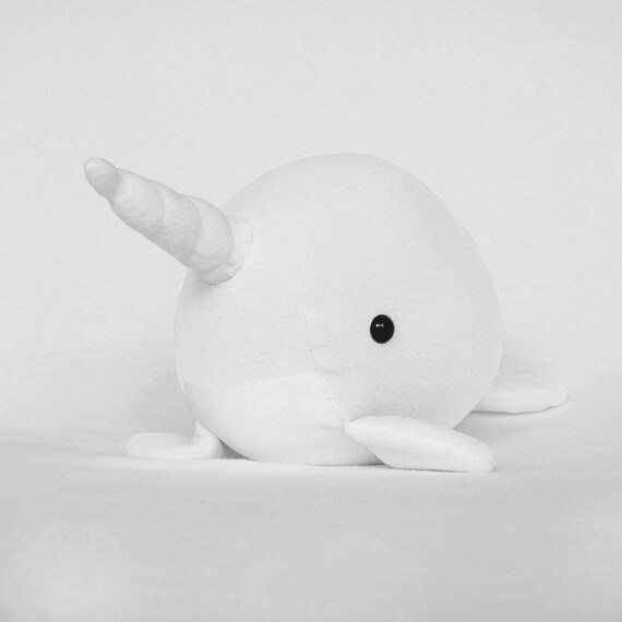 kawaii narwhal plush