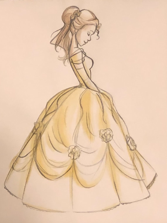 Belle Beauty And The Beast Replica Etsy