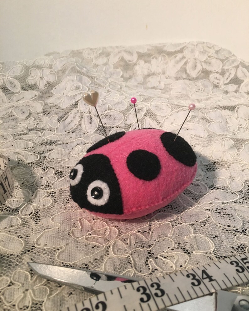 Ladybug Pin Cushion Etsy