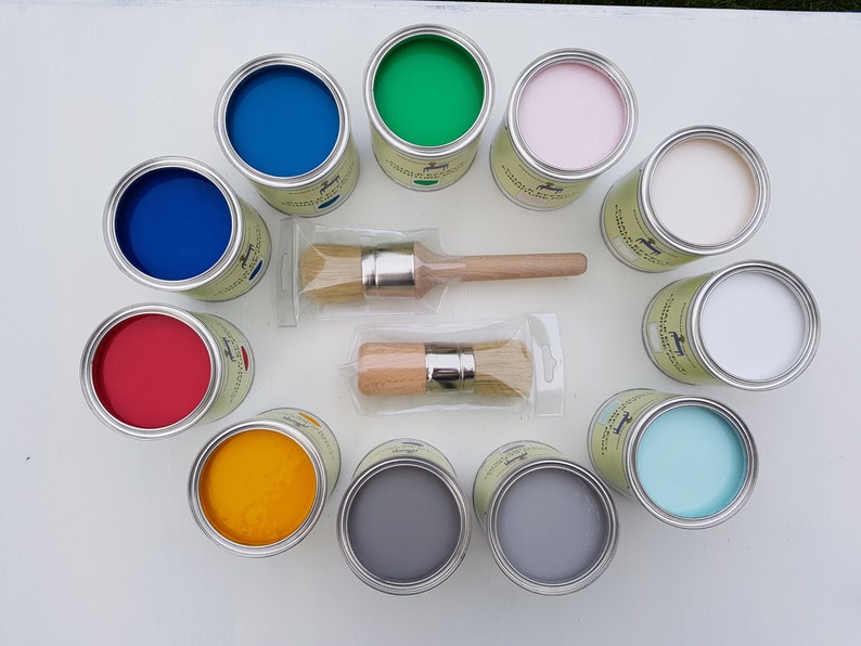 Chalk Effect Furniture Paint 500ml tins Presiman Designs Etsy