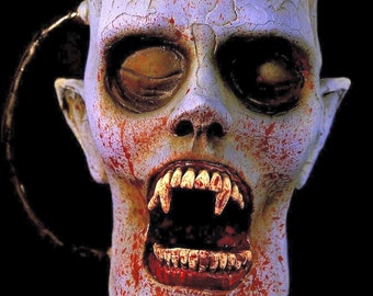 Large Gothic Vampire Mug: Handmade Horror Ceramic Coffee Cup
