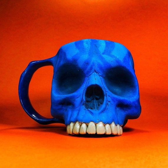 1x Totenkopf Toilette Schlüsselanhänger Taschenanhänger Gothic Skull Schädel new