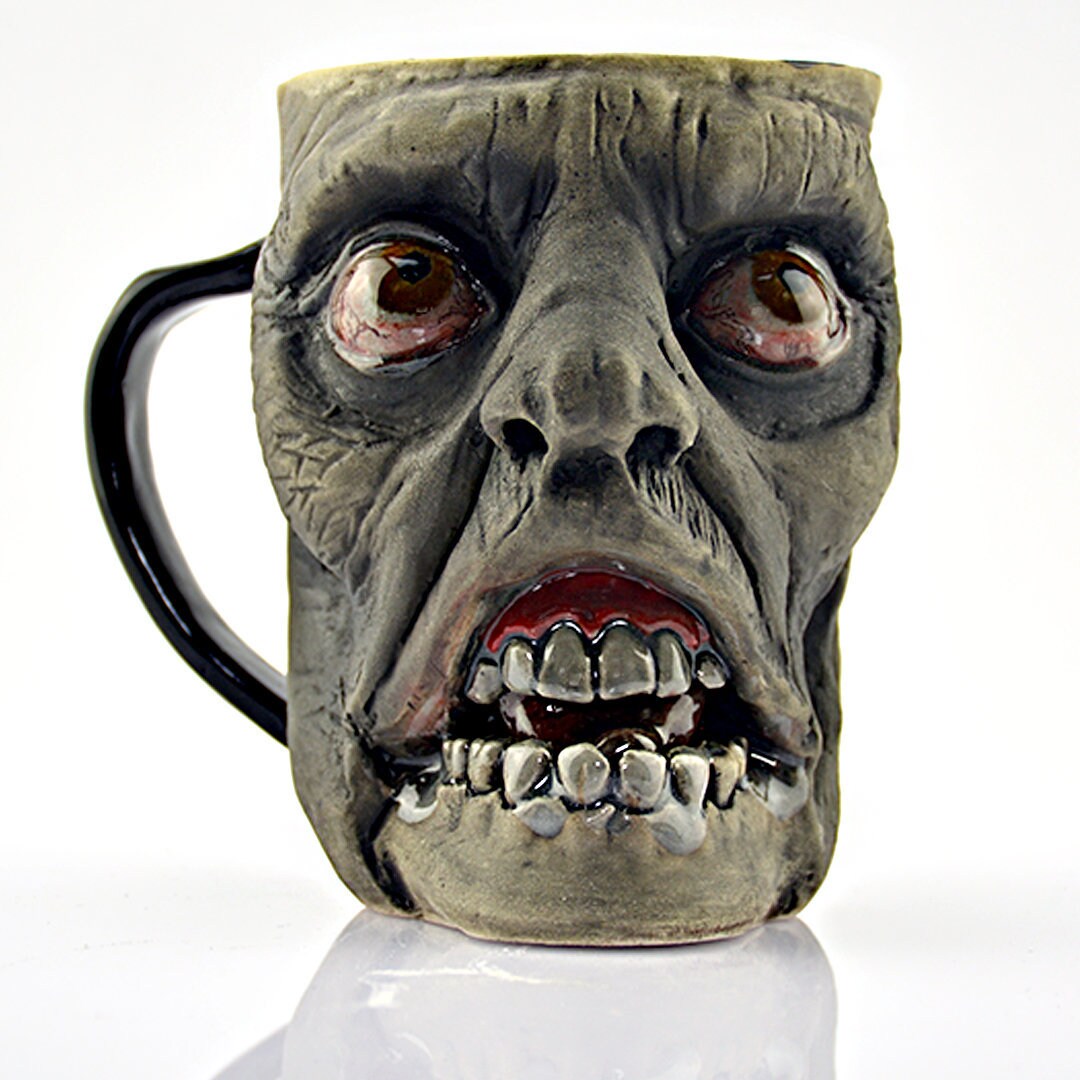 Handmade Zombie Mug: Macabre Gothic Horror Coffee Cup - Etsy