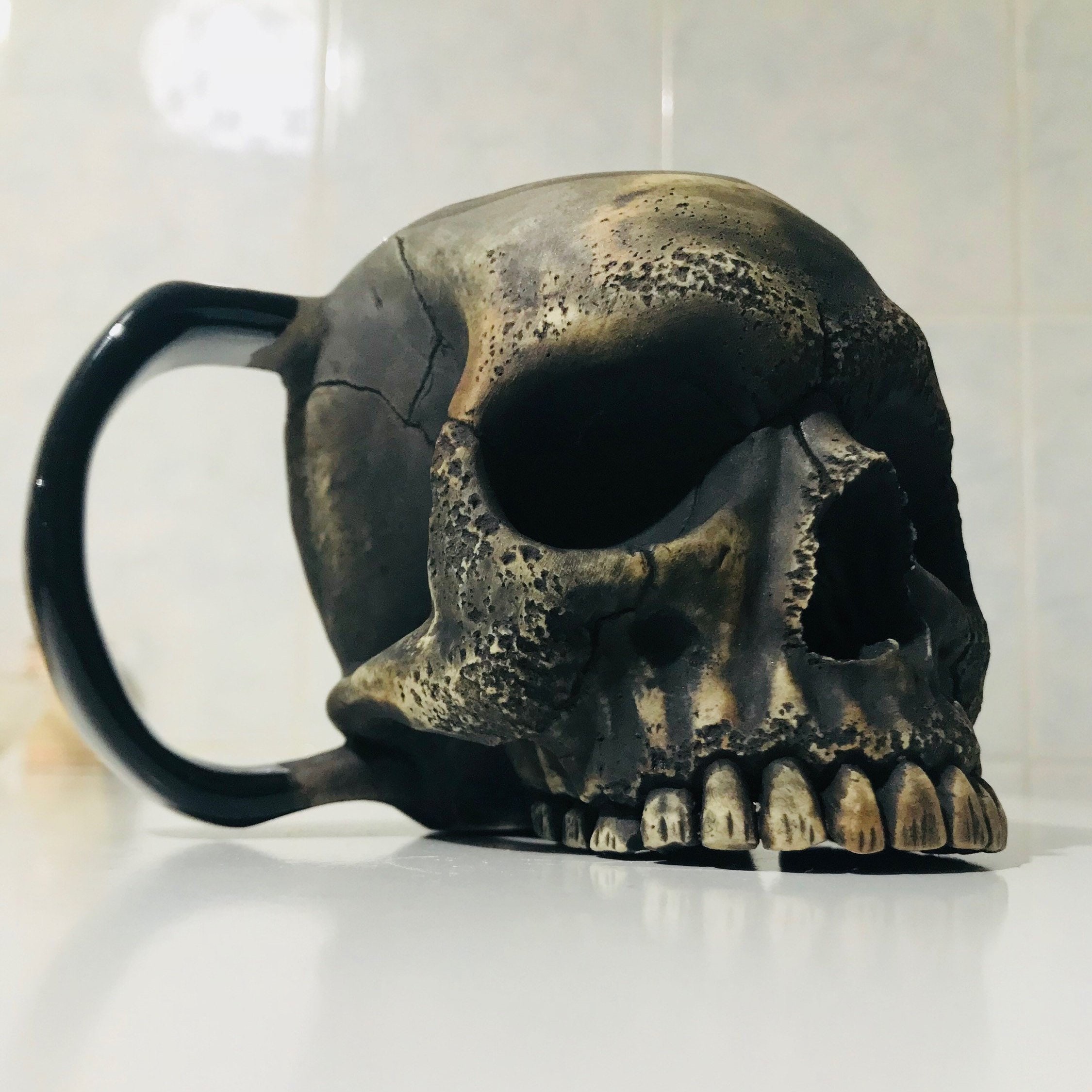 MUG personnalisé Tasse à café - Tête de mort Skull Halloween 1007