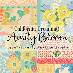 California Dreamin Dekoratives Papier Kit