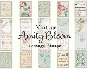 Vintage postzegels | Digitaal