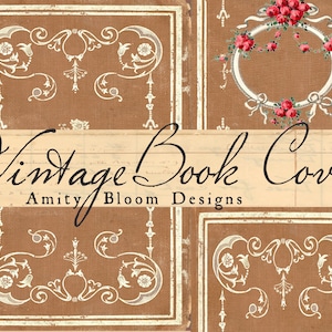 Vintage Old Book Covers | Antique Journal Cover