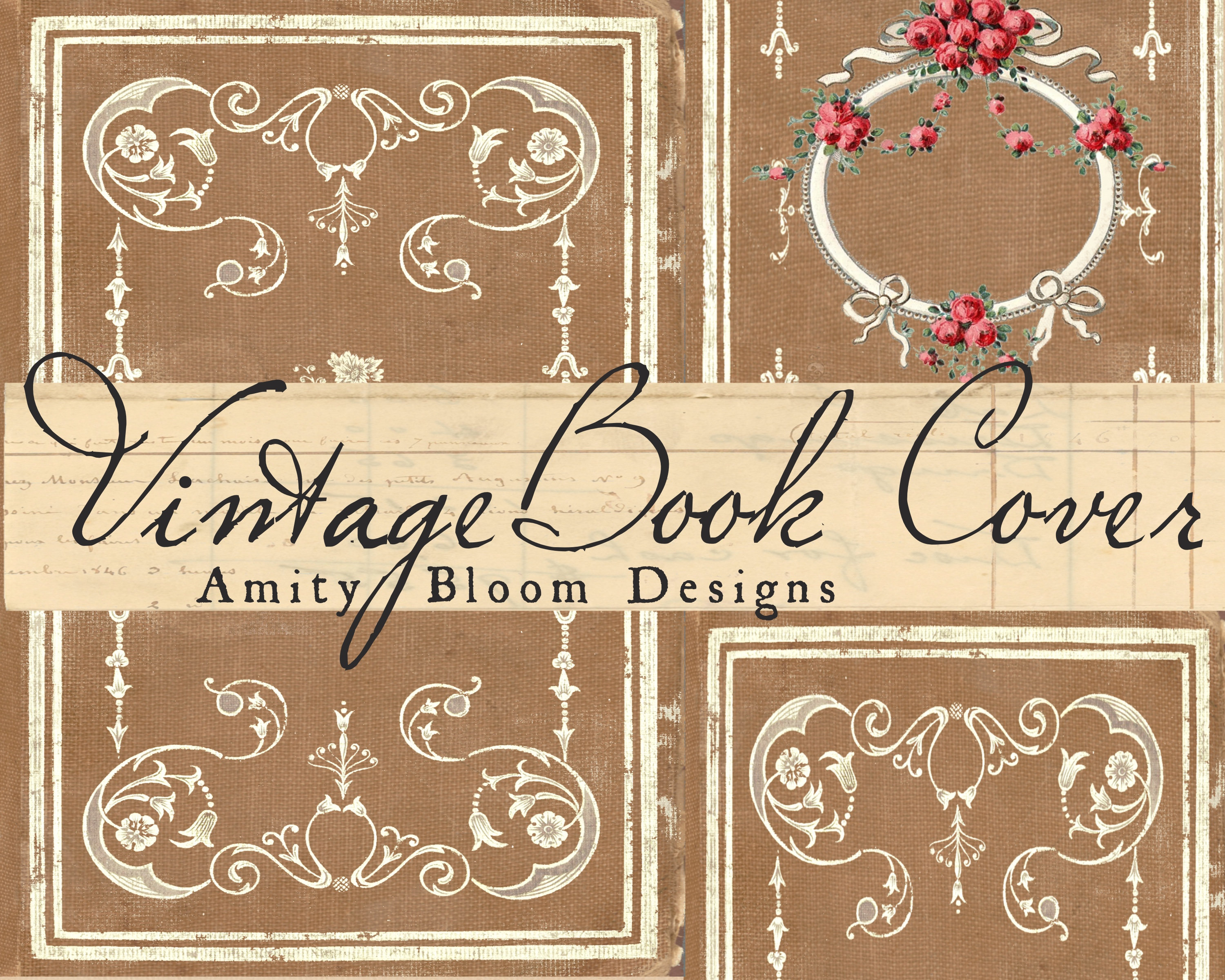 Vintage Diary Cover Design