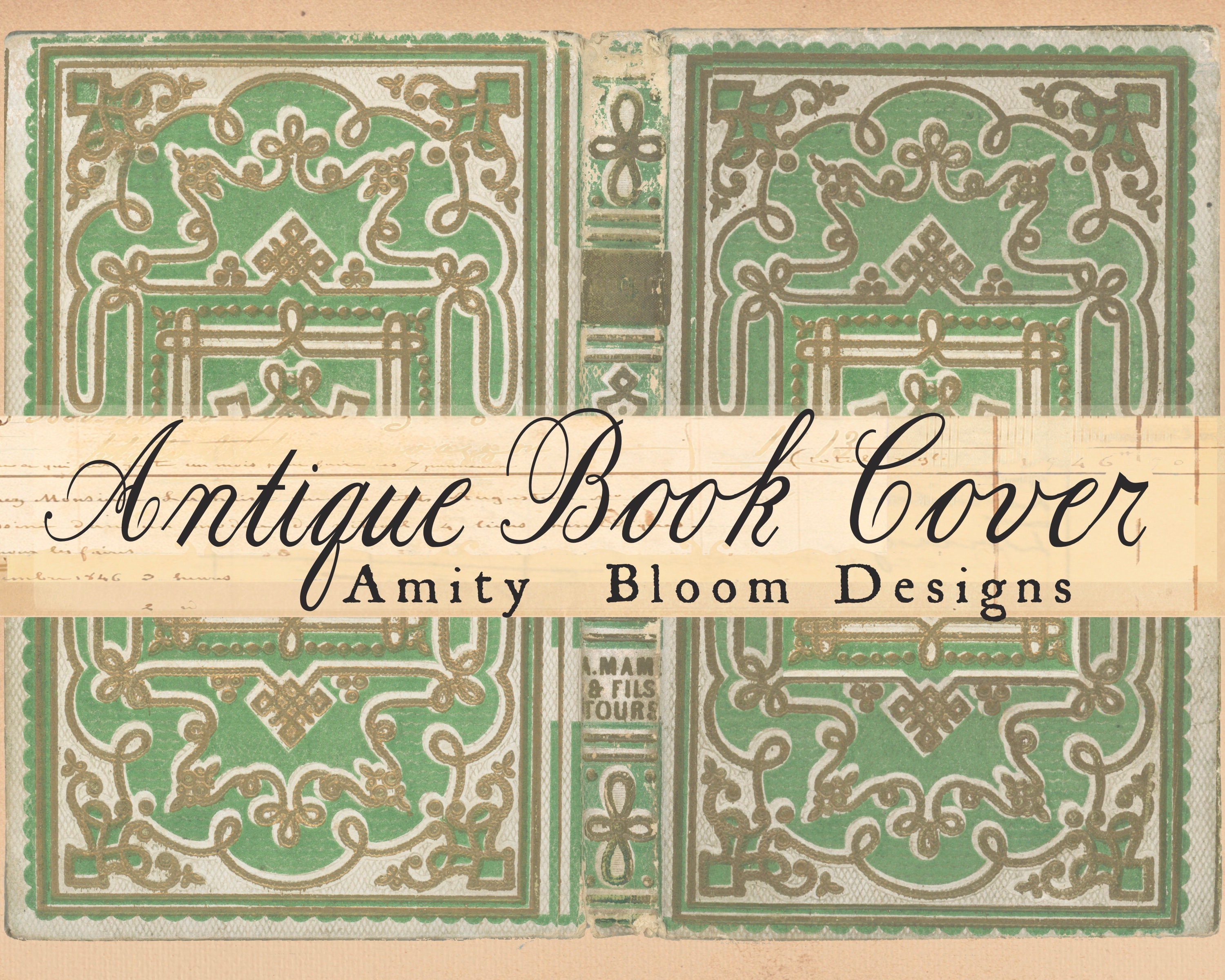 Antique Cartonnage Book - Etsy