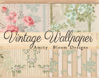 Vintage Wallpaper | Decorative Antique Paper