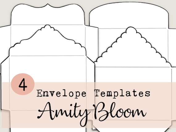 envelope templates digital etsy