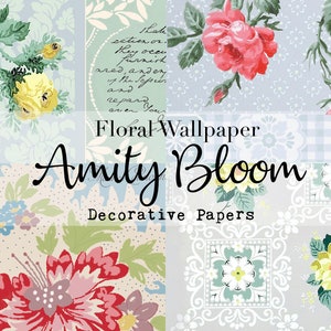 Vintage Floral Wallpaper | Decorative Paper