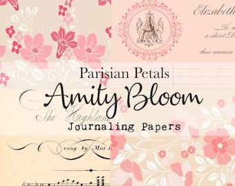 Parisian Petals Decorative Journaling Paper