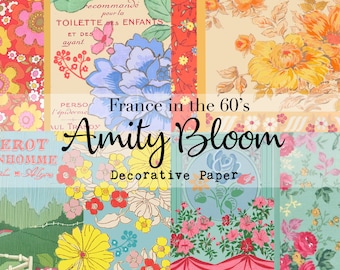 France In the 60's Decorative Paper Kit