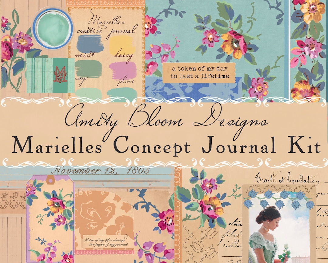Marielle's Creative Concept Journal Kit | Vintage Decorative Paper ...