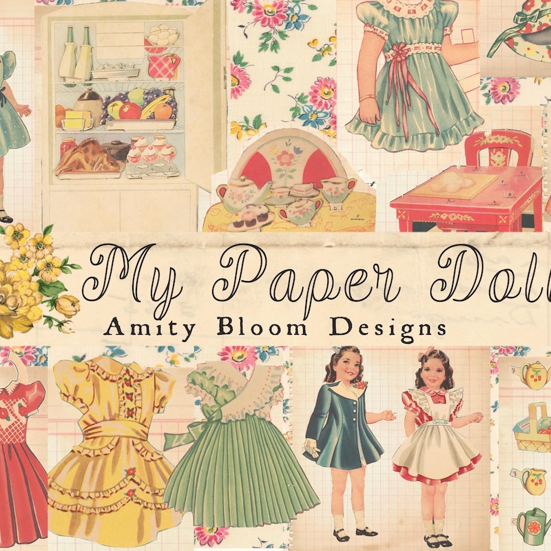 Vintage Dress Wallpaper - Etsy UK