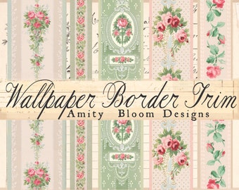 Vintage Wallpaper Border Trims