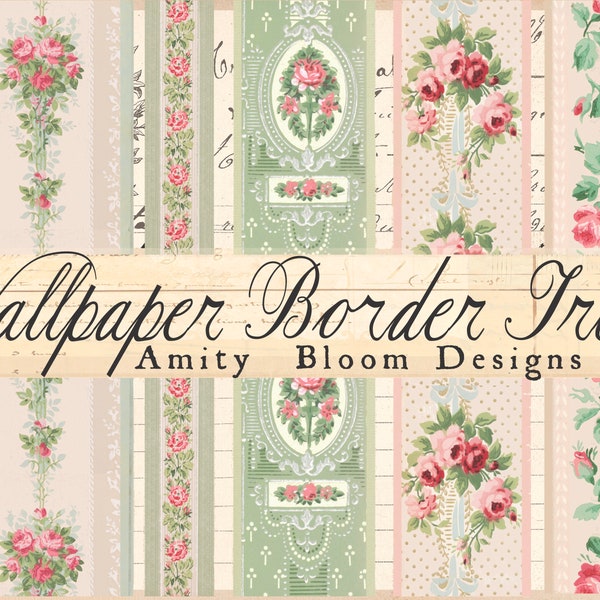 Vintage Wallpaper Border Trims