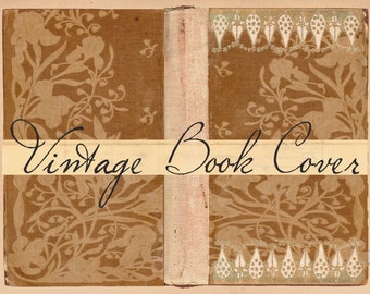 Portada de libro vintage / Portada de diario antiguo