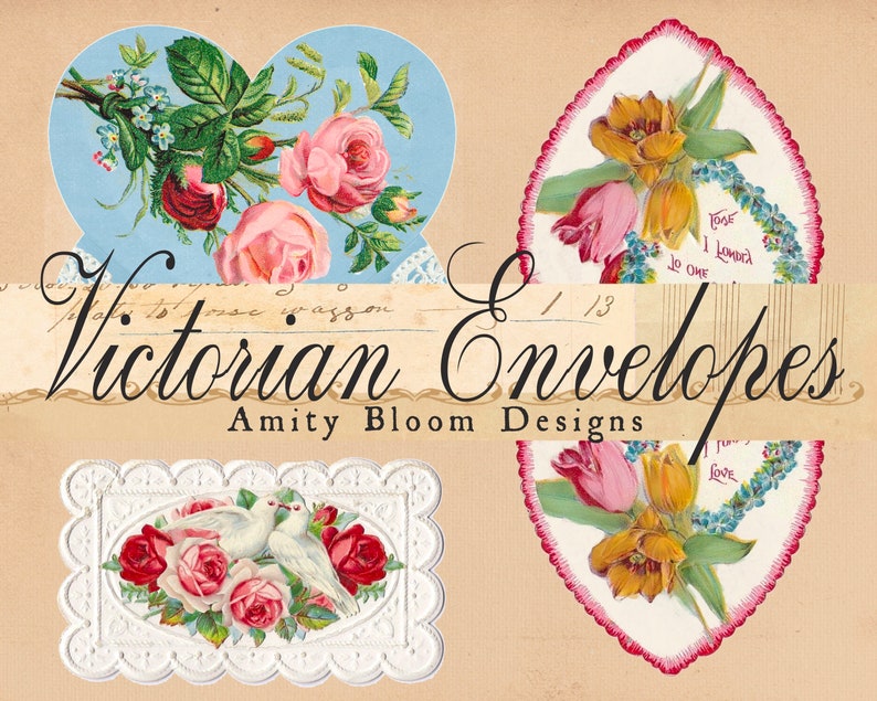 Victorian Envelopes of Love Creative Layered Heirloom Envelope Kit ...