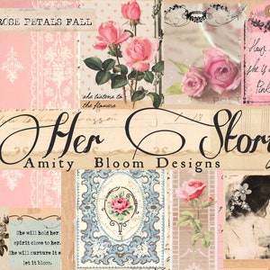 Ihre Geschichte | Vintage Dekorpapier & Journal Kit