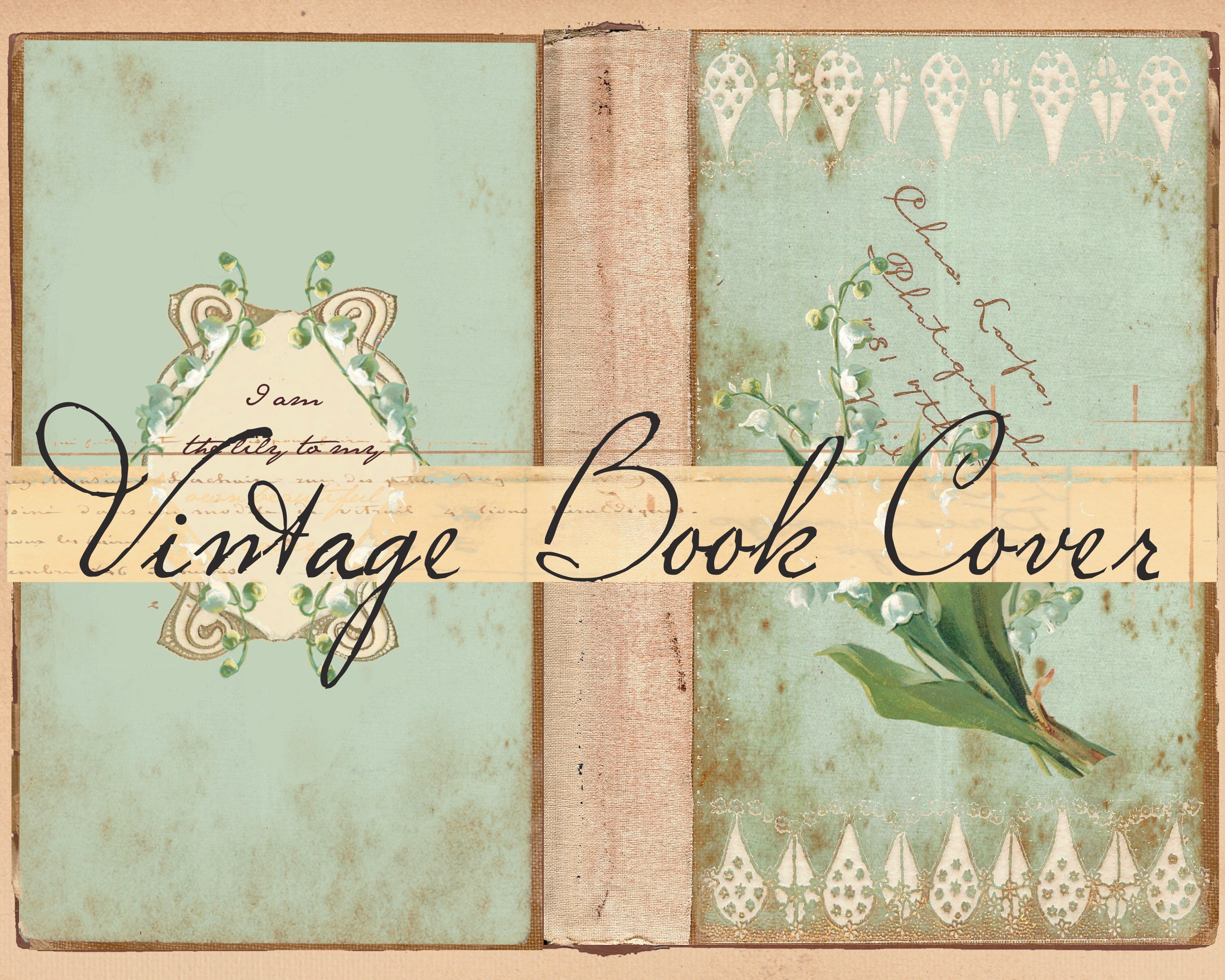 Antique Book Cover Template Antique Book Cover Template