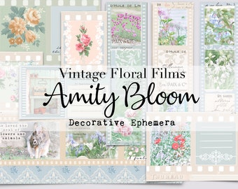 Vintage Floral Film Strips