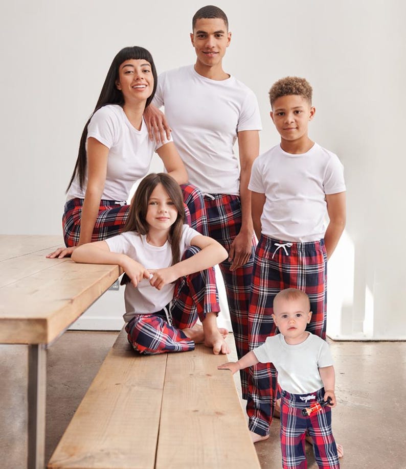 Men Cotton Flannel Tartan Check Pyjamas Bottom Lounge Shorts image 5