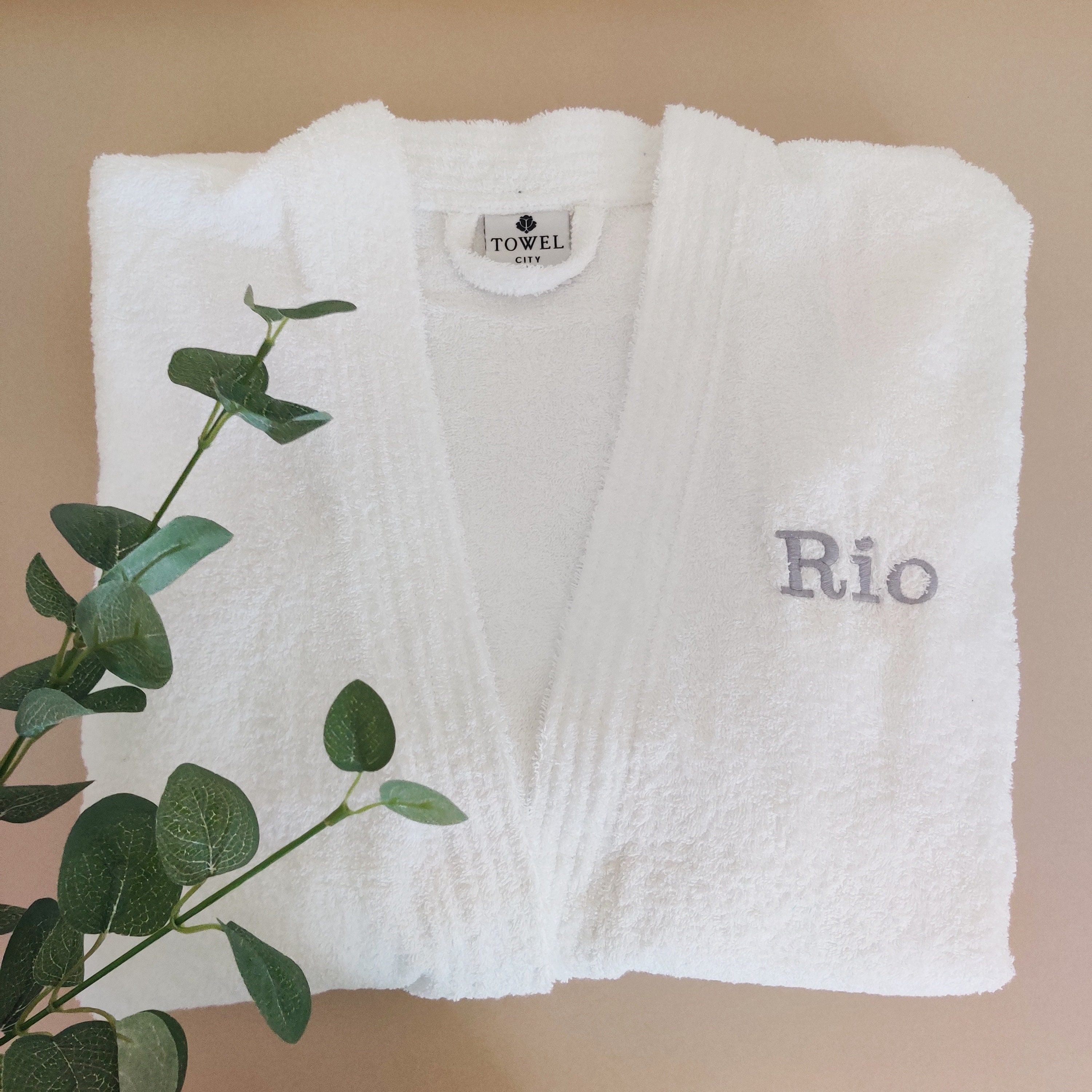 personalised toweling robe
