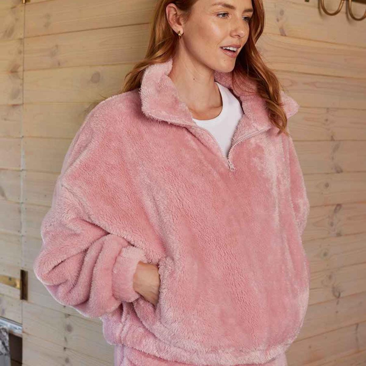 Teddymantel Mantel Teddyfell Rosa Frieda Und Freddies Teddy Mantel