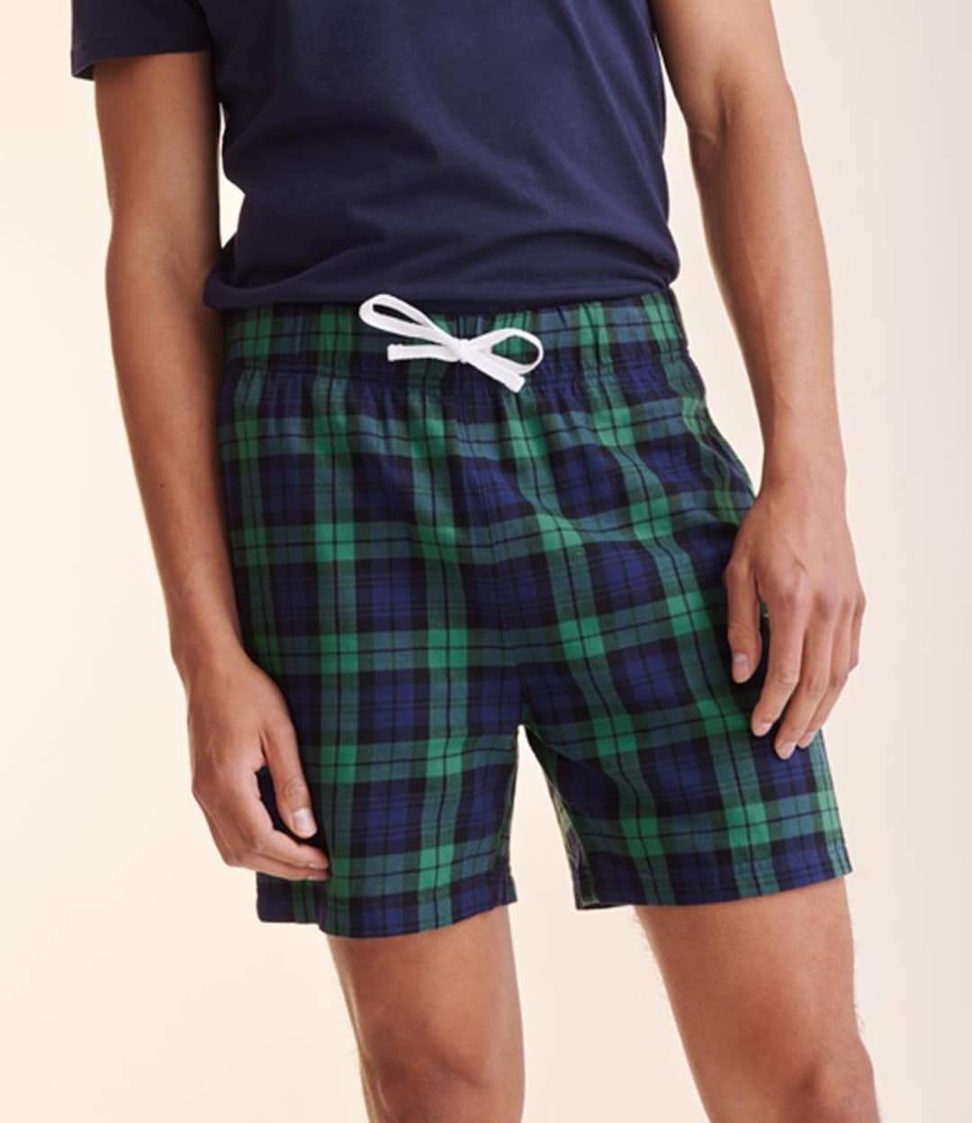 Men Cotton Flannel Tartan Check Pyjamas Bottom Lounge Shorts - Etsy