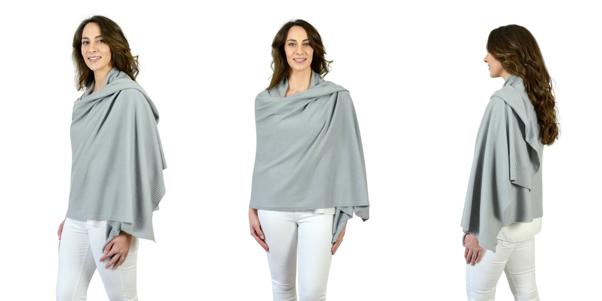 Pure Cashmere Scarf Shawl Travel Wrap 